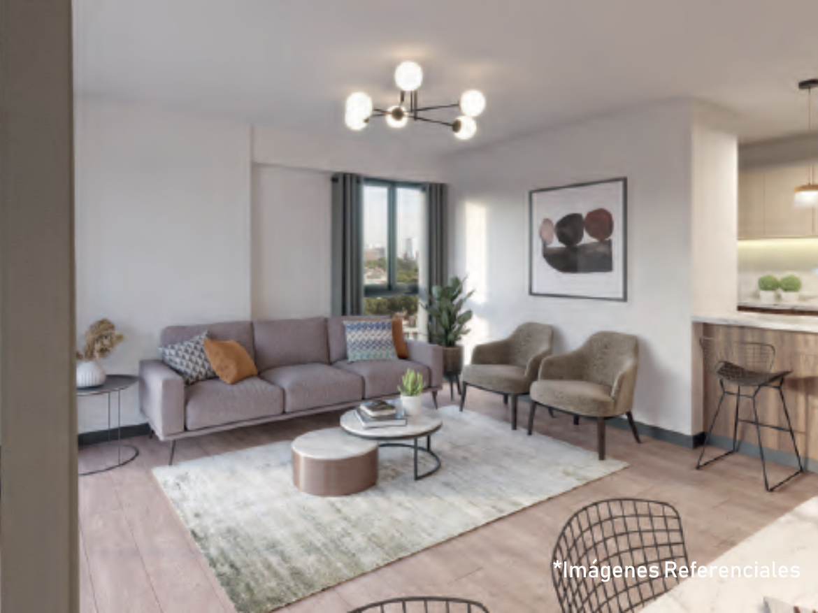 crearq 92 m2 3 dorm xsala comedor Venta de Departamento de 3 dormitorios – Pueblo Libre